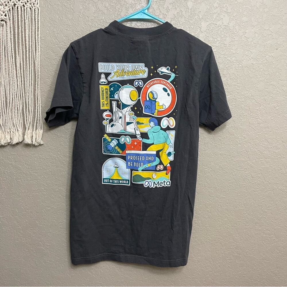 metaverse meta explore meta Shaka wear women’s tee shirt sz S